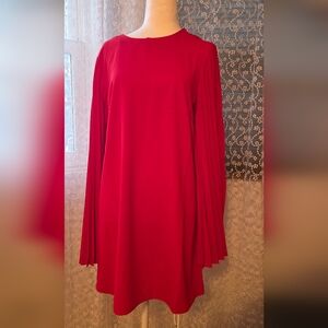 H&M Vibrant Red Long Sleeve Dress
